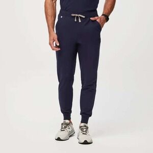 FIGS Men's Tansen Jogger Scrub Pants Navy Blue Size Small / Tall
